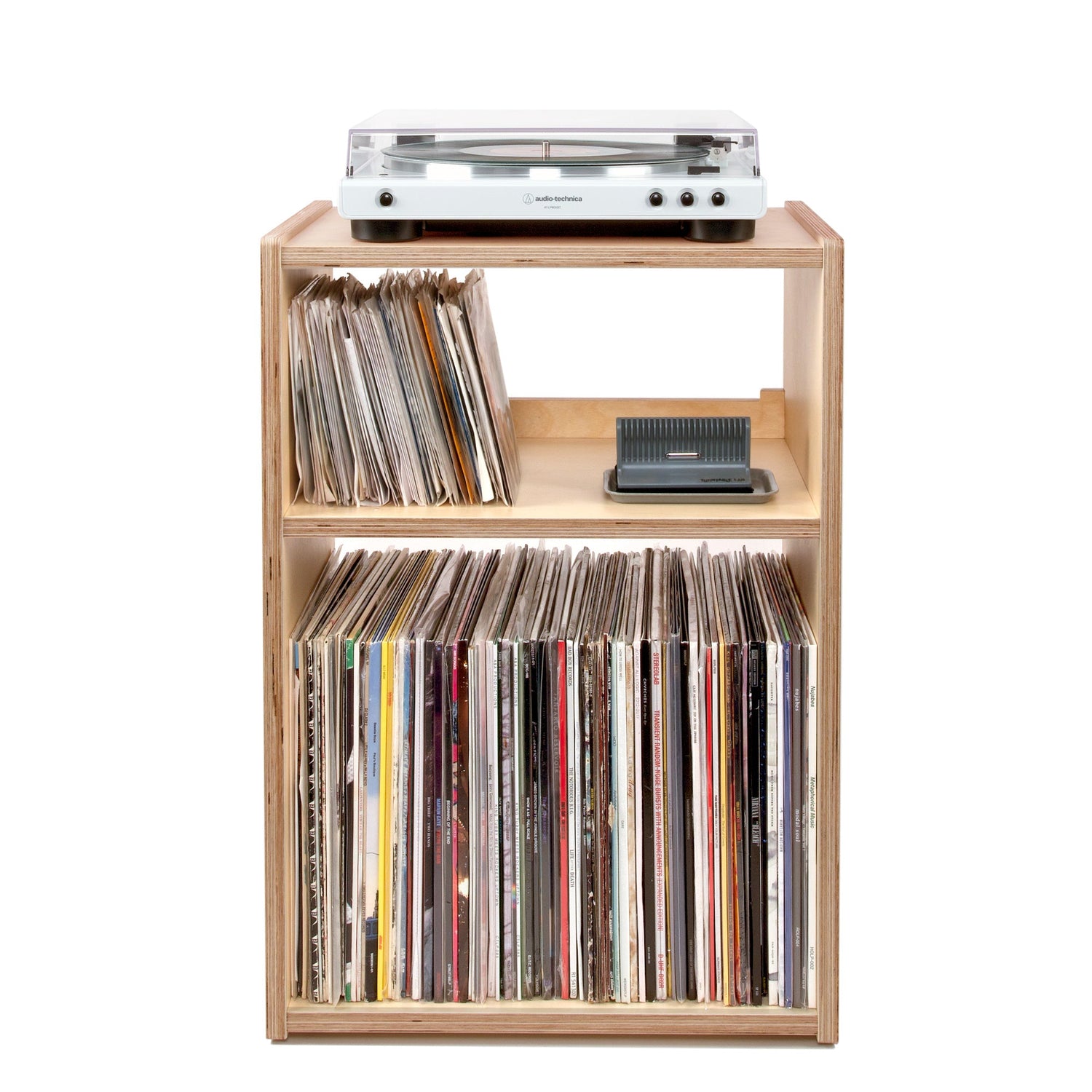 Cube Modular Turntable Stand + Record Storage