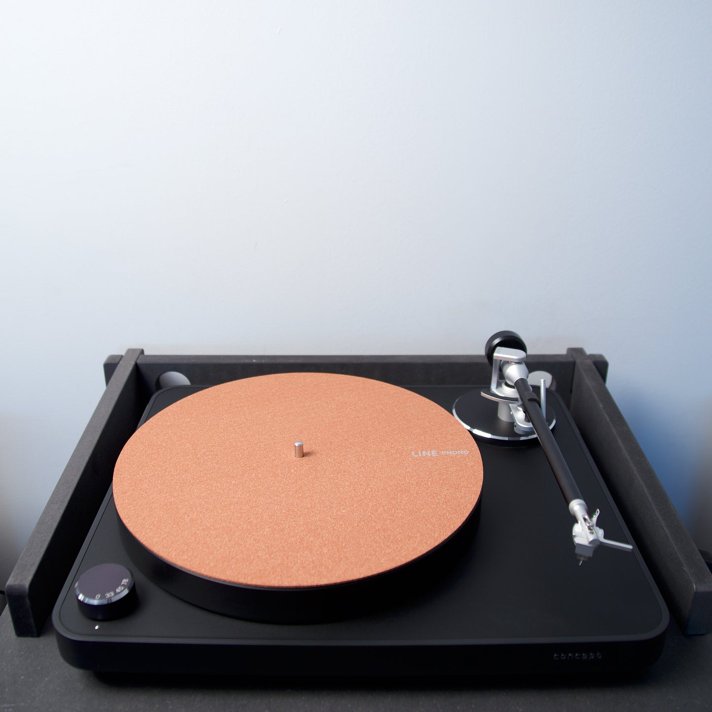 Line Phono: Red Clay Cork Record Mat